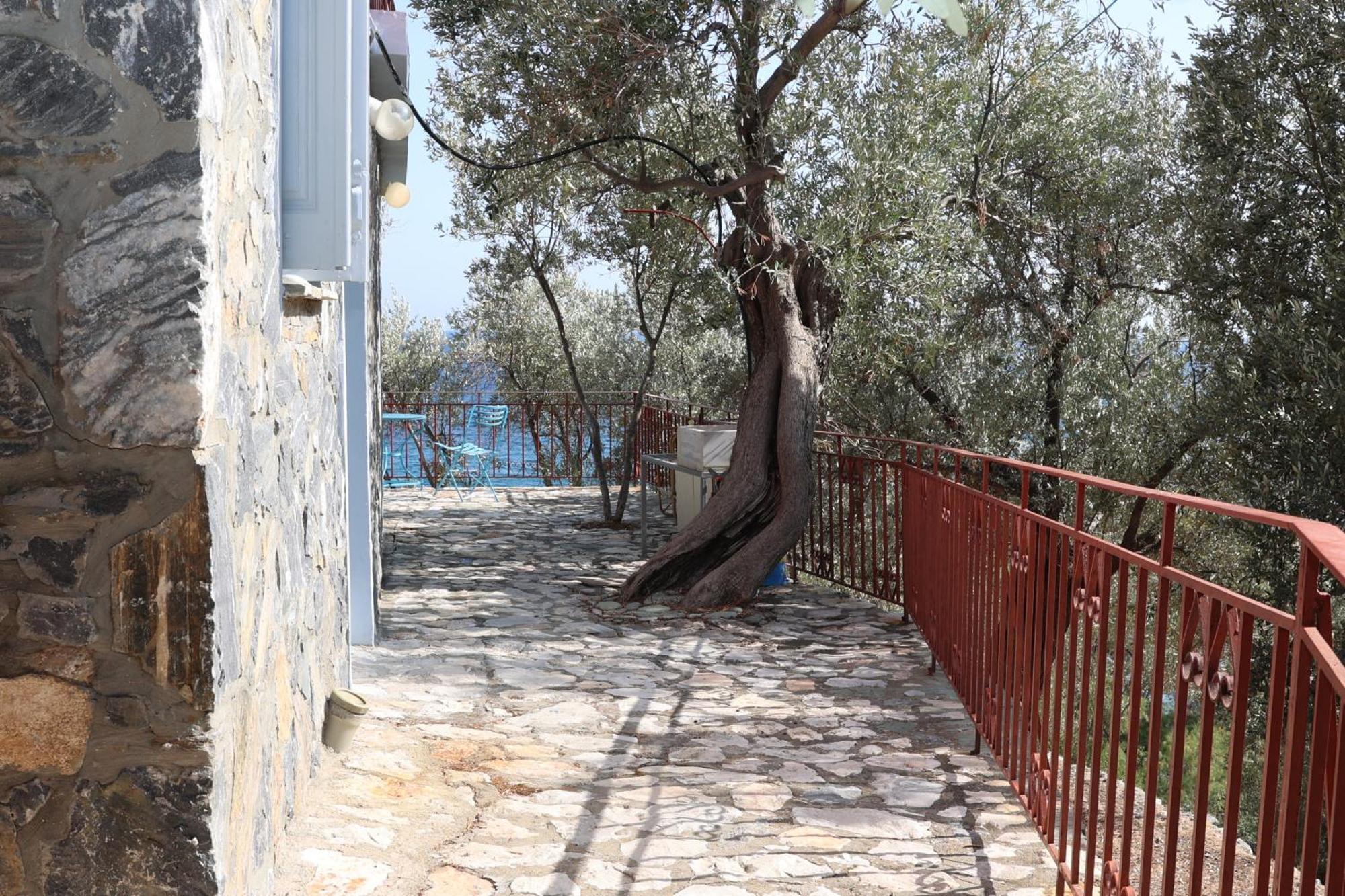 Δωμάτια Κόκκινος Πύργος Plomari エクステリア 写真